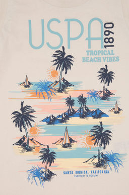 Erkek _ocuk Bej Pijama Tak_m_ Sepette S_rpriz _ndirim - U.s. polo assn фото 4