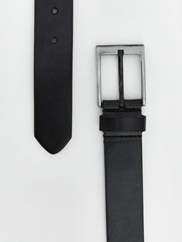 Deri G?r?n?ml? Erkek Kemer