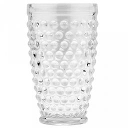 Сидней Стакан стеклянный 450мл, д8,3см, h14,5см, рельефное, прозрачное стекло (Китай) Цена указана за штуку. В коробке 6 штук. - Домашняя мода фото 2