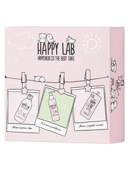 Happy Lab Набор средств для ухода за кожей лица Dream Face: Мицеллярная вода, гель для умывания, очищающая маска, 300 мл, 200 мл x 2