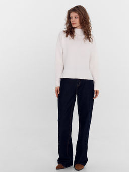 Джемпер женский в молочном цвете молочный 122617 - Mark formelle фото 4