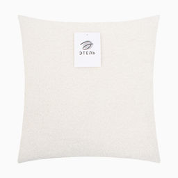 Наволочка декоративная Этель Boucle 43х43см, цвет белый, полиэстер  фото 9