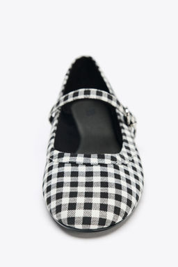 CHECK MARY JANES - Zara фото 17