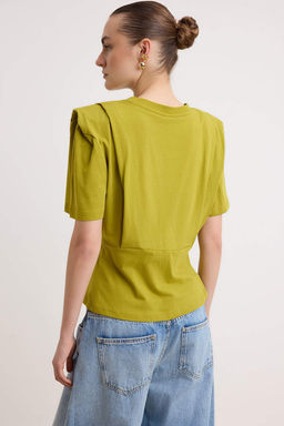 Siyah Duz Regular Bisiklet Yaka Standart Kol K?sa %100 Pamuk Orme T-Shirt TWOSS26TS00250 - Trendyolmilla фото 8
