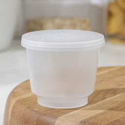 Цена за 10 шт. Контейнер пищевой, 250 мл, с герметичной крышкой