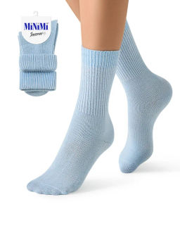 MINI INVERNO 3301 носки жен. 26% Шерсть, 62% Акрил, 10% Полиамид, 2% Эластан - azzurro - Minimi фото 5