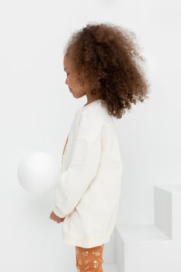 КР 302186/молочный к411 джемпер для дев