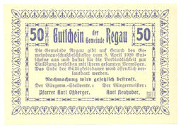 Банкнота 50 геллеров 1920 года Австрия Нотгельд