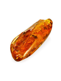Сувенирный балтийский янтарь с уникальной природной текстурой и инклюзом