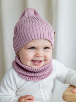 Снуд хлопковый Пудра 0+