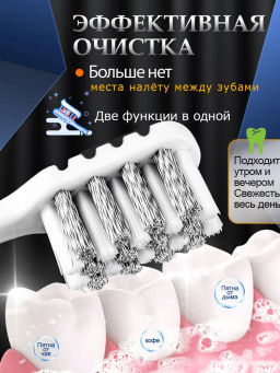 Зубная щетка с щетиной средней жесткости