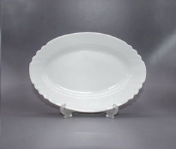 Блюдо овальное 228 мм глубокое / FLX-90 (WHITE) /уп 6/48/