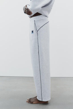TEXT TROUSERS WITH TRIM - Zara фото 3