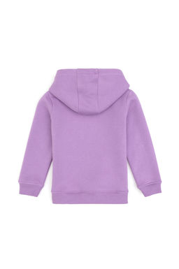 K_z _ocuk Lila Basic Kap__onlu _ardonlu Basic Sweatshirt Sepette S_rpriz _ndirim - U.s. polo assn фото 2