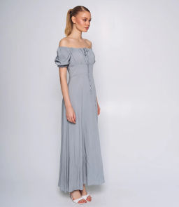 Платье #ОКТ035002, ментоловый