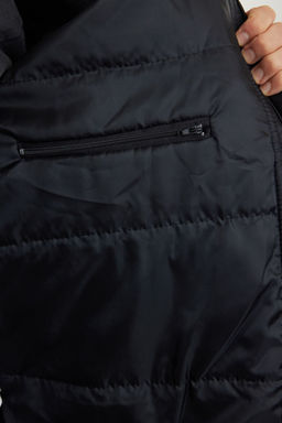 TRENDYOL MAN Erkek Siyah Regular Fit Taslan K?sl?k Parka Mont TMNAW25MO00008 - Trendyolmilla фото 6