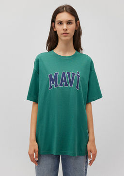 Mavi Logo Bask?l? Yesil Tisort  фото 3