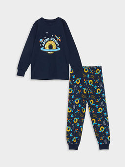 Bisiklet Yaka Erkek ?ocuk Pijama Tak?m?