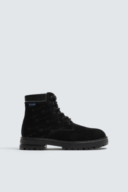 LEATHER LACE-UP BOOTS CHAMPION ® X ZARA  фото 4