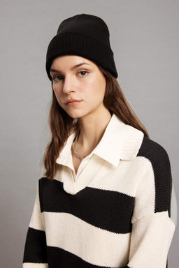 Полосатая туника обычного кроя - Defacto фото 4