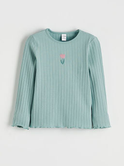 Bisiklet Yaka Nak??l? K?z ?ocuk Pijama Tak?m?