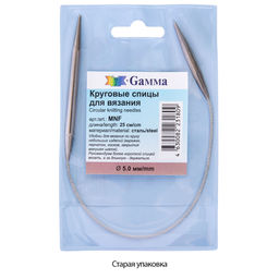 Спицы GAMMA круговые MNF сталь d 5.0 мм 25 см 1 шт с металлической леской фото 3