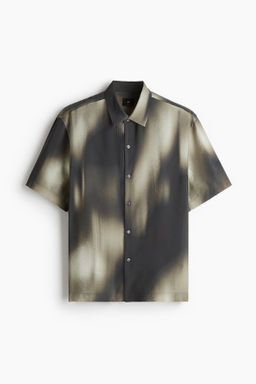Camisa resort en mezcla de modal Regular Fit