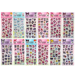 3D наклейки Sanrio "Kuromi and friends" (10*22 см), mix