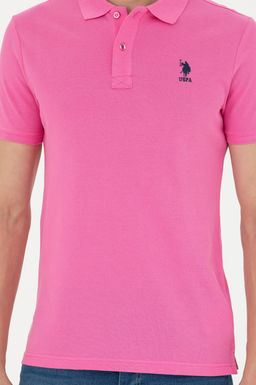 Мужская розовая базовая футболка - U.s. polo assn фото 13