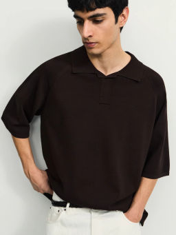 Джемпер поло relax fit / Zarina  фото 2