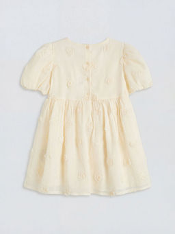 ?i?ek Kabartmal? K?z ?ocuk Elbise