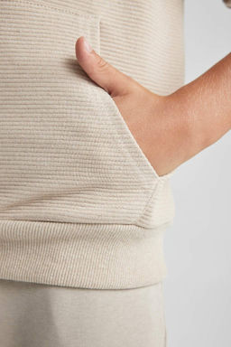 Толстовка обычного кроя с капюшоном для мальчиков - Defacto фото 5