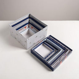 Набор подарочных коробок 6 в 1 Новогодний, 10.2 х 10.2 х 6 см - 20 х 20 х 11 см - Дарите счастье фото 11