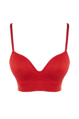 TRENDYOLMILLA Siyah Seamless/Dikissiz Ip Ask?l? Dolgusuz Balensiz Kapl? Bralette Orme Sutyen THMAW22SU0043  фото 26