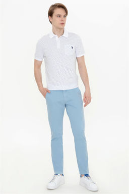 U. S. Polo Assn Мужская темно-синяя футболка с воротником-поло - U.s. polo assn фото 10