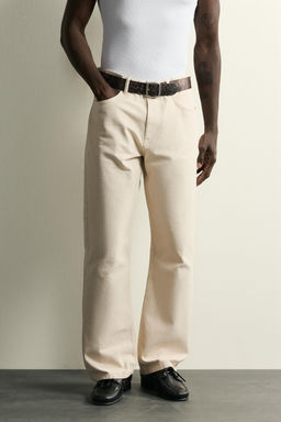 PANTAL?N LOOSE FIT / Crudo