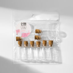 Баночки для хранения бисера, d=1.2×3 см, 10 шт.