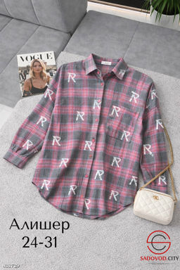 Рубашка женская с принтом