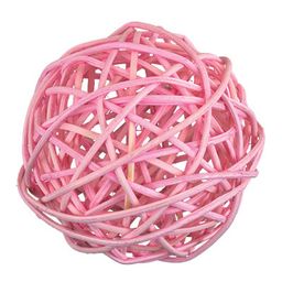 Blumentag BRF-5 Шар декоративный из ротанга d. 5 см 12 шт. №02 св. розовый