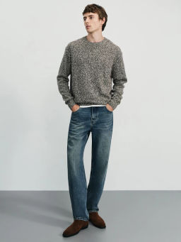 Джемпер relax fit с добавлением шерсти / Zarina