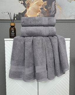 К-т полотенец Arno (графит) 70х140см(1),50х90см(1)