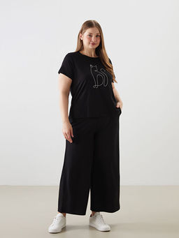 Beli Lastikli Geni? Pa?a Kad?n Pantolon