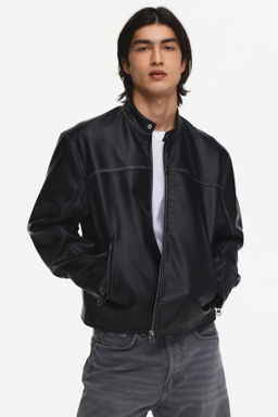 Chaqueta racing en tejido revestido - H&m фото 6