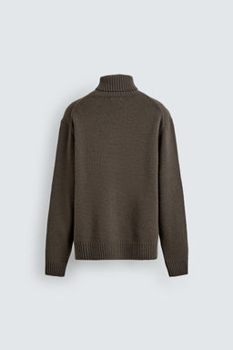 100% WOOL HIGH NECK JUMPER - Zara фото 16