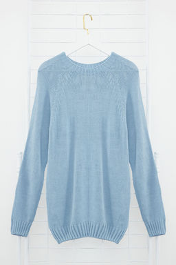 TRENDYOL MAN Kiremit Slim Fit Dar Kesim Bisiklet Yaka Reglan Kol Basic Triko Kazak TMNAW25KZ00000 - Trendyolmilla фото 30