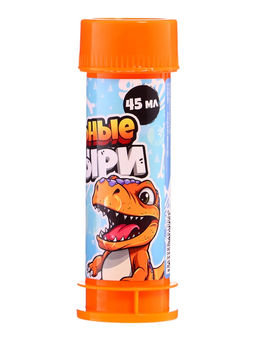 Цена за 15 шт. Мыльные пузыри, 45 мл оранжевые