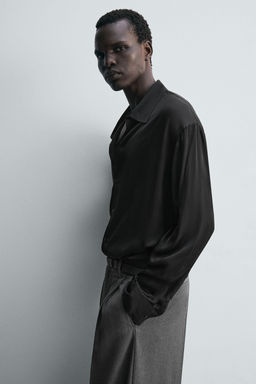 RELAXED FIT FLOWING SHIRT - Zara фото 6