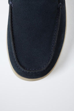 SPLIT SUEDE DECK SHOES - Zara фото 12