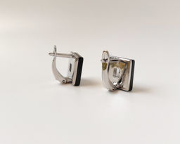 Серьги с керамикой