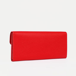 Кошелёк на кнопке, цвет красный - Simaland фото 2